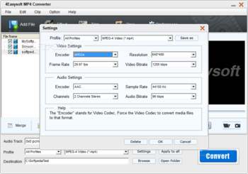 4Easysoft MP4 Converter screenshot 2