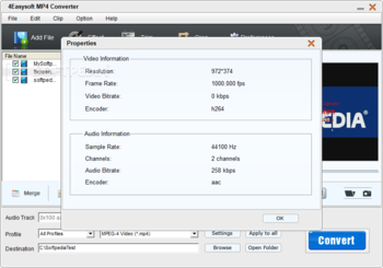 4Easysoft MP4 Converter screenshot 4