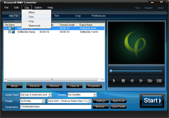 4Easysoft WMV Converter screenshot 2