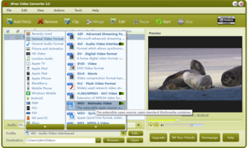 4Free Video Converter screenshot 3