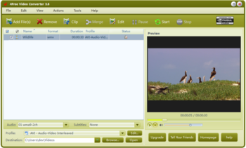 4Free Video Converter screenshot 4