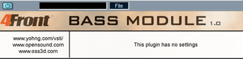 4Front Bass Module screenshot