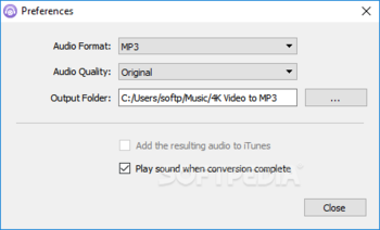 4K Video to MP3 screenshot 2