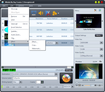 4Media Blu Ray Creator screenshot 3