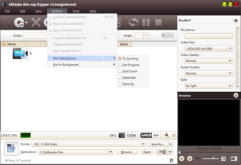 4Media Blu Ray Ripper screenshot 3