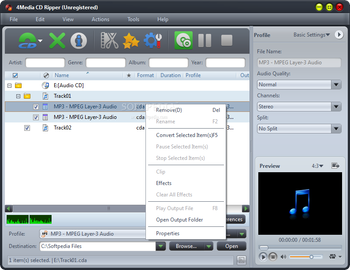 4Media CD Ripper screenshot