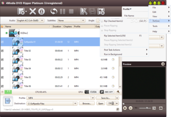 4Media DVD Ripper Platinum screenshot 6