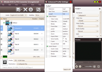 4Media DVD to PS3 Converter screenshot 6