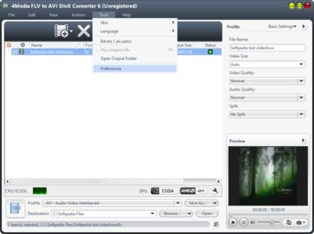 4Media FLV to AVI DivX Converter screenshot 6