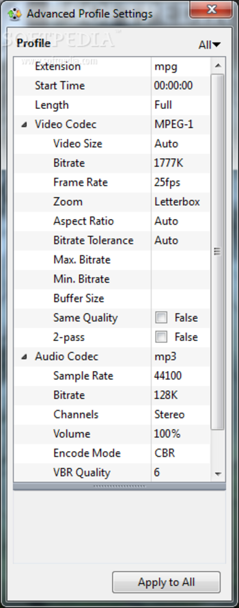 4Media FLV to MPEG Converter screenshot 2