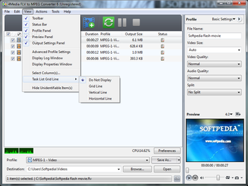 4Media FLV to MPEG Converter screenshot 3