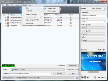 4Media FLV to MPEG Converter screenshot 4