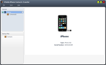 4Media iPhone Contacts Transfer screenshot