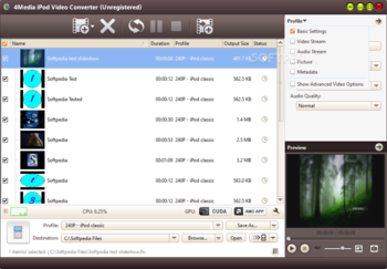 4Media iPod Video Converter screenshot 3