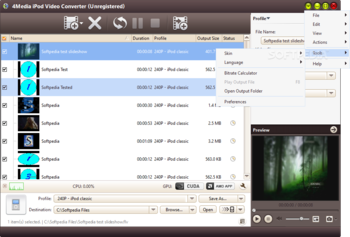 4Media iPod Video Converter screenshot 6