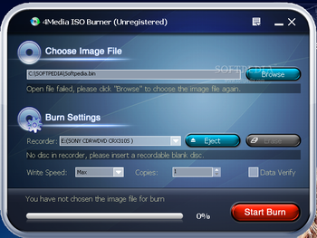 4Media ISO Burner screenshot