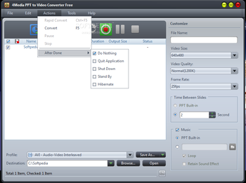 4Media PPT to Video Converter Free screenshot 3