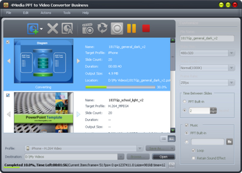 4Media PPT to Video Converter Personal screenshot
