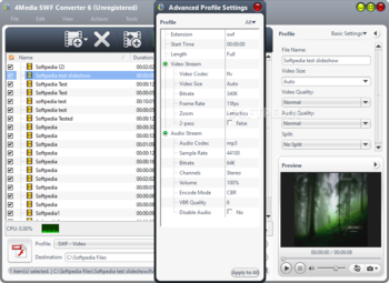 4Media SWF Converter screenshot 6