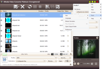 4Media Video Converter Platinum screenshot 6