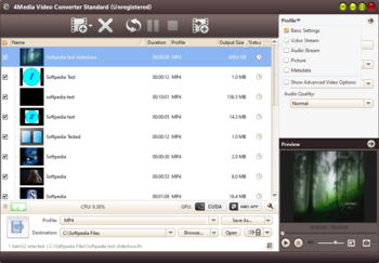 4Media Video Converter Standard screenshot 4