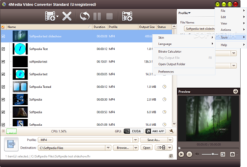4Media Video Converter Standard screenshot 6