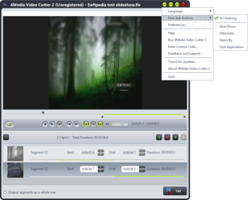 4Media Video Cutter screenshot 2