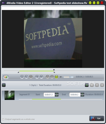 4Media Video Editor screenshot 4