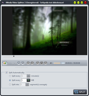 4Media Video Splitter screenshot
