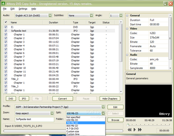 4Movy DVD Ripper + DVD Copy Machine Suite screenshot