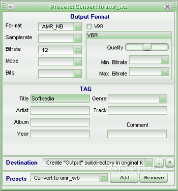 4Musics MP3 to AMR Converter screenshot 4