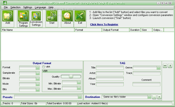 4Musics MP3 to MMF Converter screenshot