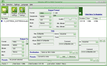 4Musics MP3 to WMA Converter screenshot 2