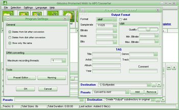 4Musics Protected WMA to MP3 Converter screenshot 3