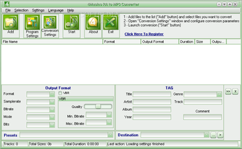 4Musics RA to MP3 Converter screenshot