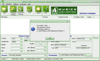 4Musics WAV to OGG Converter screenshot 3