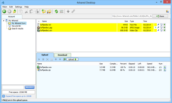 4shared Desktop screenshot