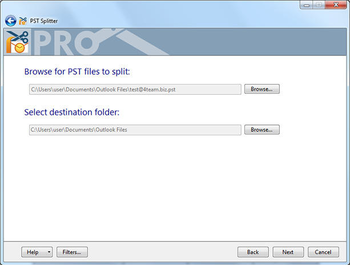 4Team PST Splitter screenshot 4