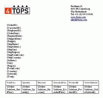 4TOPS Document Management for MS Access screenshot 2