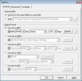 4U WMA MP3 Converter screenshot 2