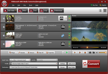 4Videosoft AMV Media Converter screenshot 5