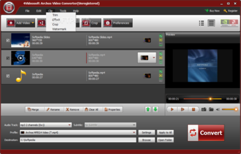 4Videosoft Archos Video Converter screenshot 4