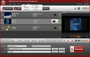 4Videosoft Archos Video Converter screenshot 5