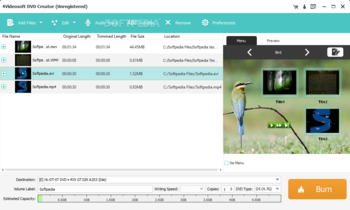 4Videosoft DVD Creator screenshot