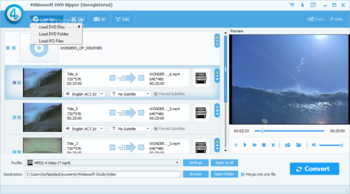 4Videosoft DVD Ripper screenshot