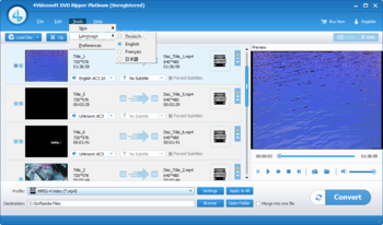 4Videosoft DVD Ripper Platinum screenshot 5