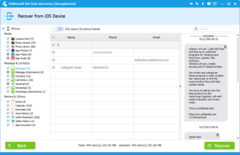 4Videosoft iOS Data Recovery screenshot 5