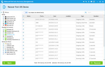 4Videosoft iOS Data Recovery screenshot 7