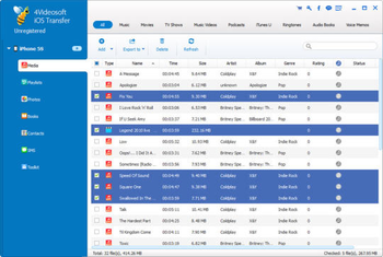 4Videosoft iOS Transfer screenshot