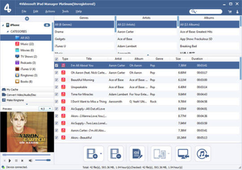 4Videosoft iPad Manager Platinum screenshot
